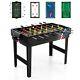 Table De Jeu 4-en-1 Multi-jeux Billard Hockey Tennis Baby-foot