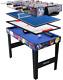 Table De Jeu Multifonction 4 En 1 Pour Enfants - Billard, Hockey, Soccer, Football, Tennis