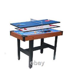 Table de jeux multi-activités 3 en 1 : table de billard, table de hockey sur table, jeux d'intérieur