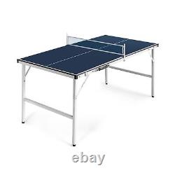 Table de ping-pong Tiktun, table de tennis de table professionnelle en MDF avec serrage rapide