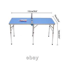 Table de ping-pong YIYIBYUS 29.9x59.8x29.9 MDF/Alliage d'aluminium Design pliable