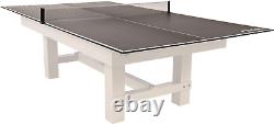 Table de ping-pong de conversion haut de gamme avec dessus de table de billard et filet de ping-pong