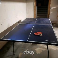 Table de ping-pong livrée avec des raquettes, utilisée/en excellent état