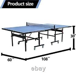 Table de ping-pong pliable Tiktun, table de tennis avec 2 styles de table assortis.