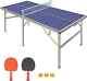 Table De Ping-pong Pliable, Table De Tennis De Table Portable, Avec Filet Et 2 Raquettes