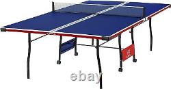 Table de ping-pong tennis de table avec filet à serrage rapide, taille réglementaire, 2 couleurs, neuf.