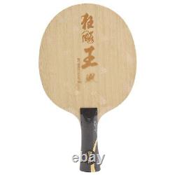 Table de tennis de table DHS Hurricane Wang Ping Pong Blade 5+2 en fibre d'arylate-carbone