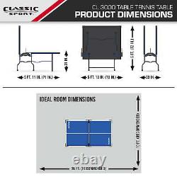 Table de tennis de table EastPoint Sports Classic Sport 15mm, taille de tournoi 9