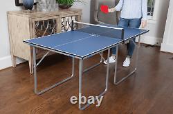 Table de tennis de table JOOLA Midsize bleue (plus petite que la taille réglementaire)