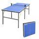 Table De Tennis De Table De Taille Moyenne De 6 Pieds, Ensemble De Table De Ping-pong Pliable Pour Jeu En Intérieur/extérieur