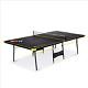 Table De Tennis De Table De Taille Officielle Md Sports, Avec Raquette Et Balles, Noir/jaune