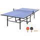 Table De Tennis De Table Pliable Et Portable De Taille Moyenne De 9 Pieds, Ensemble De Table De Ping-pong