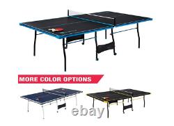 Table de tennis de table pliante MD Sports taille officielle 15mm avec accessoires