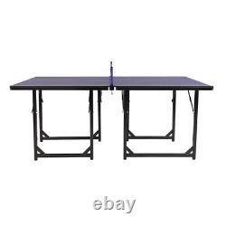 Table de tennis de table pour enfants (18391.576.5cm) violet bleu