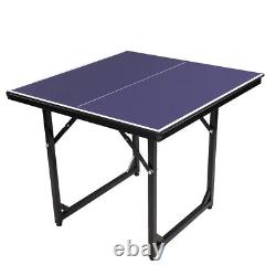Table de tennis de table pour enfants (18391.576.5cm) violet bleu