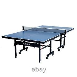 Table de tennis de table professionnelle JOOLA Inside 18 avec ensemble de filet de ping-pong, 9' x 5'