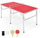 Table De Tennis Portable Pliante Ping Pong Universitaire Avec Accessoires Pliables Pour L'intérieur