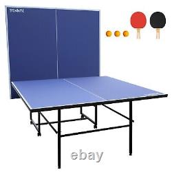 Tables de tennis de table 06C, table de ping-pong pliable avec filet, table de jeu pour la maison