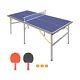 Tables De Tennis De Table De Taille Moyenne 6x3ft, Intérieur/extérieur, Table De Ping-pong Portable