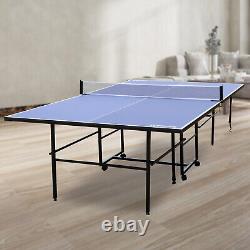 Tables de tennis de table professionnelles, table de tennis de table intérieure supportant un côté