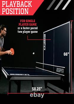 Taille Officielle 18mm 2 Pcs Jeu De Tennis De Table Avec Couverture Intérieur Jouer Pliable Portable