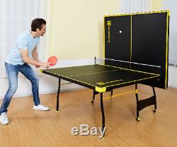 Taille Officielle Extérieur / Intérieur Tennis De Ping-pong 2 Paddle Et Boules Inclus