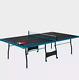 Taille Officielle Extérieur / Intérieur Tennis Ping Pong Table 2 Paddles Et Balles Bleu