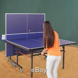 Taille Officielle Tennis De Table Pliable Ping-pong Intérieur Extérieur Accueil Sport