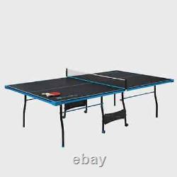 Taille Officielle Tennis Ping Pong Table Pliable Intérieure Paddles Et Boules Inclus