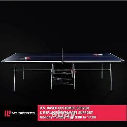 Taille Officielle Tennis Ping-pong Table Sport Intérieur Avec 2 Paddle, Balle, Post Net