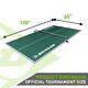 Tennis De Table De Conversion Top Full Size Folding Ping Pong Avec Set Net Sur Une Table