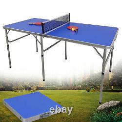 Tennis De Table Pliable Ping Pong Sports En Plein Air Avec Net Paddles&balls