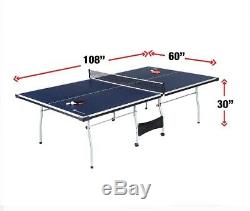 Tennis De Table Sport Taille Officiel Professionnel Plier L'espace Occupé Pelotes Accessoires