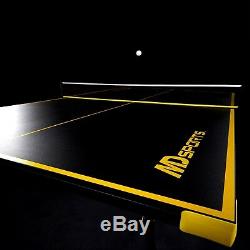 Tennis Ping Pong Sports De Table Pliable Noir Jaune Jeu Jouer Table Paddle Balls