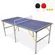 Tennis De Table Ping Pong 100 Préassemblé Pliable Portable En Plein Air Intérieur 6 Pi