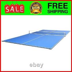 Tetra, 4pcs Ping Pong Table Top Pour La Table De Pool, Comprend Ping Pong Net Set