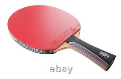 Tibhar Samsonov Black Force Manche FL, Raquette de Tennis de Table et de Ping Pong