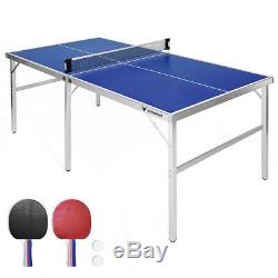 Vermont Tennis De Table Tables Pliantes Extérieur Tables De Ping-pong + Chauves-souris / Boules