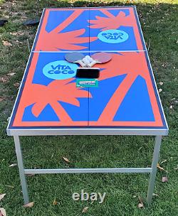 Vita Coco Table Tennis Mini Table (ping Pong) Promo Edition Limitée New Rare